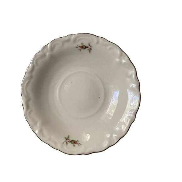 Vintage Bavaria Western Germany Pink Rose Porcelain Expresso Cup and Saucer - Picture 3 of 5